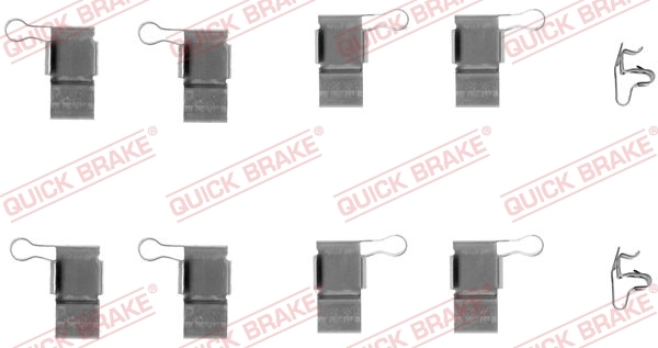 Accessory Kit, disc brake pad